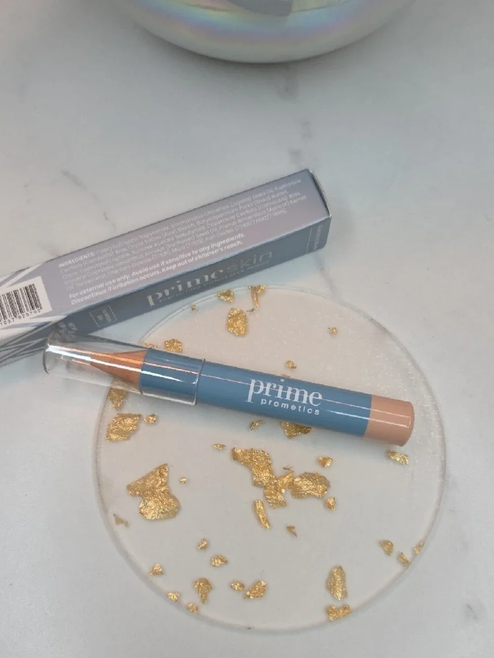 Prime Prometics Perfecting Concealer Pencil for Mature Women (Almond Cream)
